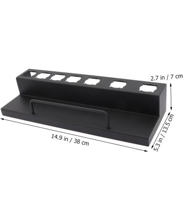 HAPINARY Curling Iron Rack Curler Wall Rack Salon Curlers Holder Blow Dryer Stand Stainless Steel Black - Buy Online on SooperMarket.com