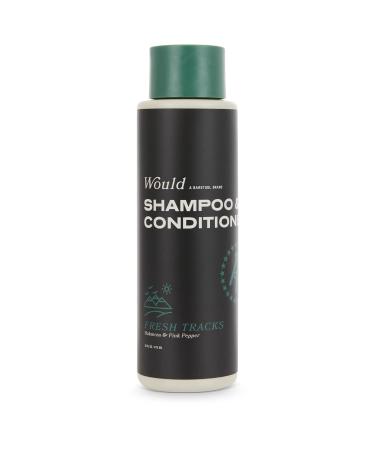 WOULD Men's 2-in-1 Shampoo & Conditioner - 16 Oz Dual Action Oakmoss & Pink Pepper Scent