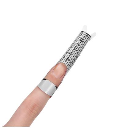 500pcs Self-Adhesive Nail Forms for French Tips - PVC Nail Extension Stickers | Manicure Tools for Perfect Nails - Buy Online on SooperMarket.com