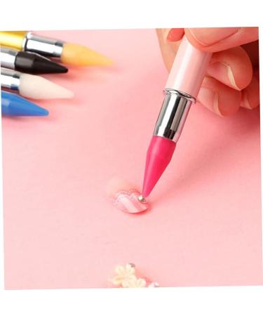 Nail Point Drill Pen Dual Heads Nail Art Diamond Pen Crystal Beads Picker Dotting Wax Pencil Manicure Art Tool Dual Use - Buy Online on SooperMarket.com