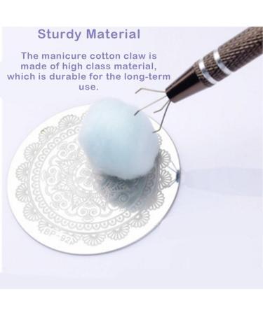 Dajidafu Manicure Cotton Saver Claw Professional Simple Small Holding Claws Nail Art Template Tool Accessory Grabber Device - Buy Online on SooperMarket.com