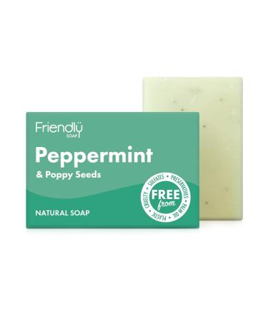 Friendly Soap Natural Peppermint & Poppy Seed Soap 95 g