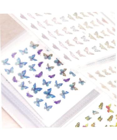 Nail Sticker Album Nail Art Decal Storage Bag Card Display Book Container 80 Slots - Buy Online on SooperMarket.com