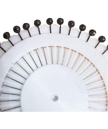 Round Pearl Head Straight Hijab Pins Set - 40 Pcs Black Safety Scarf Pins for Women & Girls - Buy Online on SooperMarket.com