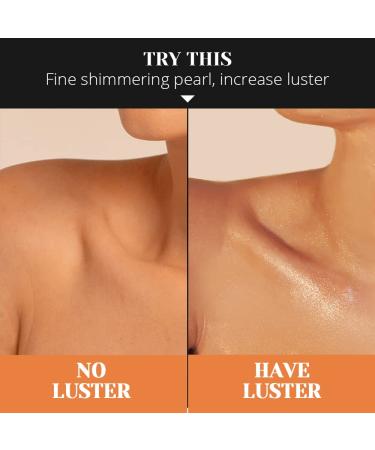 Liyalan Shimmer Body Oil Rose Gold Highlighter Illuminator 2.8 Fl Oz - #02 Rose Gold - Buy Online on SooperMarket.com