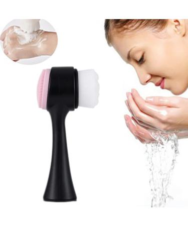 Premium 2-in-1 Silicone Face Exfoliator Brush - Manual Face Cleansing & Scrubber for Radiant Skin - International Shipping Available - Buy Online on SooperMarket.com
