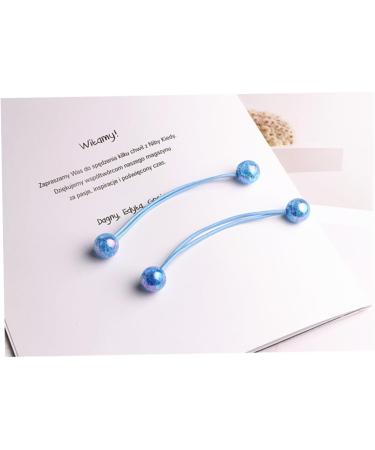 ABOOFAN 9 Pairs Kids Hair Ties Bracelet Holder Hair Ties Balls Pearl Hair Accessories Butterfly Ball Hair Rope Band Tie Ball Hair Ties Blue Scrunchies Pearl Tiara Miss Acrylic Bouncy Ball - Buy Online on SooperMarket.com