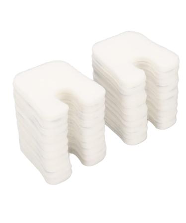 10 Pairs U Shaped Felt Callus Pads Soft Comfortable Reduce Pain Multifunctional Self Adhesive Callus Cushions for Women Men