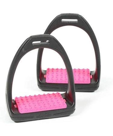 Shires Compositi REFLEX Stirrups (691) Shock Absorbent Colours - Adult (4.75") Black-Black Adult (4.75") - Buy Online on SooperMarket.com