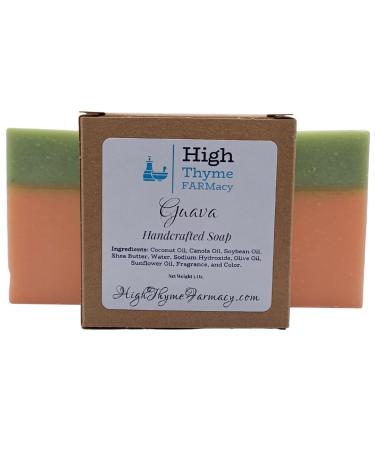 Shop Guava Handmade Soap - 5oz Natural Bar | Tropical Scented Non-Toxic Lye Soap for International Shipping - Buy Online on SooperMarket.com