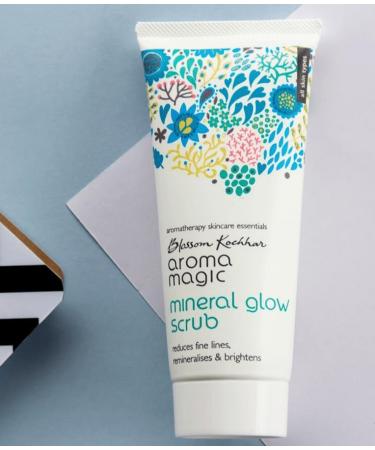 Aroma Magic Mineral Glow Face Scrub - Dead Skin Exfoliator & Deep Moisturizing Facial Scrub for Soft Hydrated Skin | 200ml - International Shipping Available - Buy Online on SooperMarket.com
