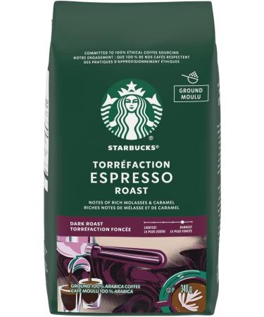 Starbucks Espresso Roast Ground Coffee 340 Grams (pack of 6) Espresso Dark Roast 6 Count - Buy Online on SooperMarket.com