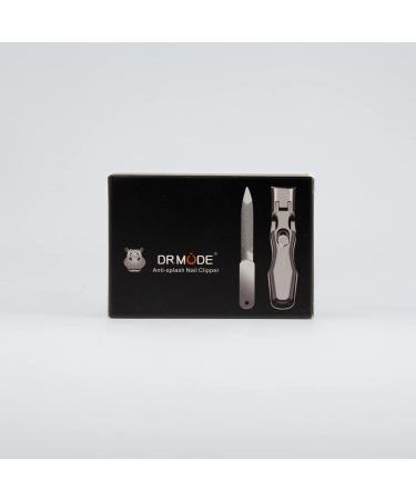 DRMODE Nail Clippers Set - Wide Jaw Opening Toenail Clippers for Thick Nails Stainless Steel Large Nail Clippers with Sharp Curved Blade - Perfect for Men - 2 Pieces - Buy Online on SooperMarket.com