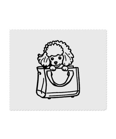 2 x Microfiber Cleaning Cloths "Poodle in a Handbag" (LC00026545)
