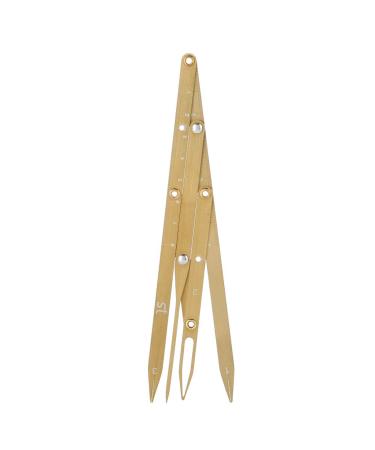 Golden Ratio Calipers - Stainless Steel Eyebrow Measuring Ruler | Flexible Mapping Tool for Permanent Makeup (Gold - Buy Online on SooperMarket.com