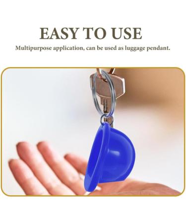 IMIKEYA Construction Hat Keychain 6pcs Mini Helmet Key Rings Safety Helmets Hard Hats Pendant Charms Construction Party Favors Blue - Buy Online on SooperMarket.com