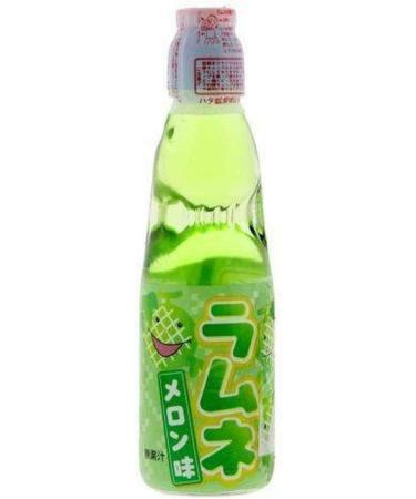 Hatakosen Japanese Ramune Soda Fruity Assorted 8 Different Flavour 200ml (8 Bottles) by CNMART - Buy Online on SooperMarket.com