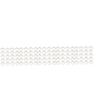 MAGICLULU 250 Pcs Eye Shadow Disk Paint Mixing Makeup Supplies Stainless Steel Miss Tinplate Cosmetics