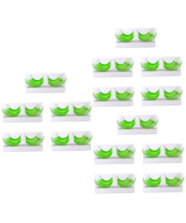 minkissy 15 Pairs Halloween Extra Long False Eyelashes Colorful Eyelashes Bulk Colored Eyelashes Extensions Party Eyelashes Costume Eyelashes Goth Super Long Girl Extend Chemical Fiber