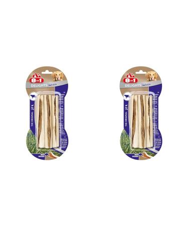 8in1 Delights Beef Sticks - Healthy Causta Tangles for Sensitive Dogs High quality beef wrapped in beef skin 3 pieces (pack with 2) 3 pieces (2 pack) sticks (3 pieces)