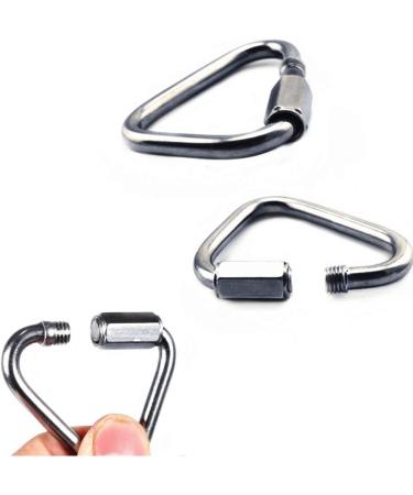 Long Buy 2Pcs 316 Stainless Steel Delta Quick Link 5/32"(4mm) - 3/8"(10mm) Marine Grade Triangle M5 3/16" - Buy Online on SooperMarket.com