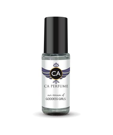 CA Perfume Impression of Carolina Goddess Girls For Women Replica Fragrance Body Oil Dupes Alcohol-Free Essential Aromatherapy Sample Travel Size Concentrated Long Lasting Roll-On 0.14 Fl Oz/4ml-X1