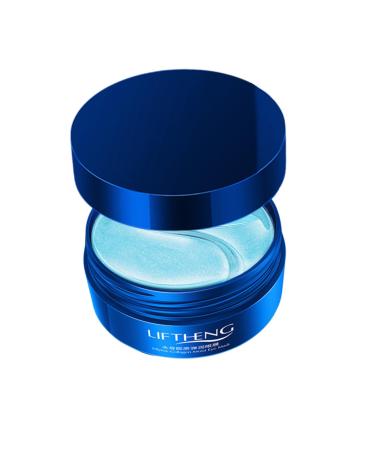 1 Box Moisturizing Eye Mask Eye Mask for Dark Circles Anti Wrinkle Mask Hydrating Eye Mask Eye Mask for Wrinkles Eye Beauty Cosmetics Anti Aging Eye Patch Jellyfish Collagen PLAFOPE
