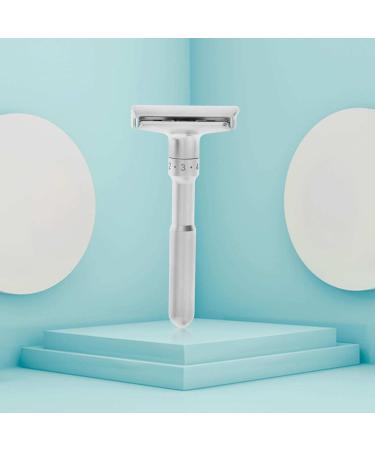 F Fityle Adjustable Safety Razor - Classic 1-6 Double Edge for Men's Shaving | 5 Blades Mild to Aggressive Shave - Buy Online on SooperMarket.com