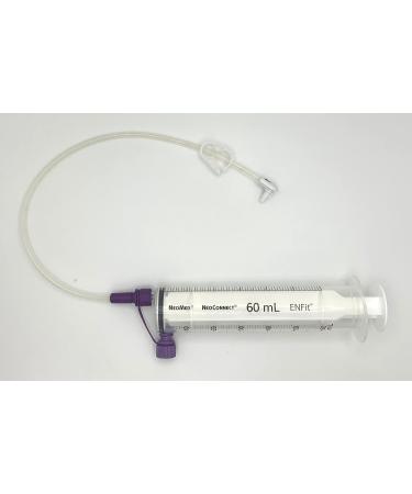 NeoMed at Home 60mL Bolus Reusable O-Ring Syringe with ENFit - Box of 10 - 200 Uses per Box - Buy Online on SooperMarket.com
