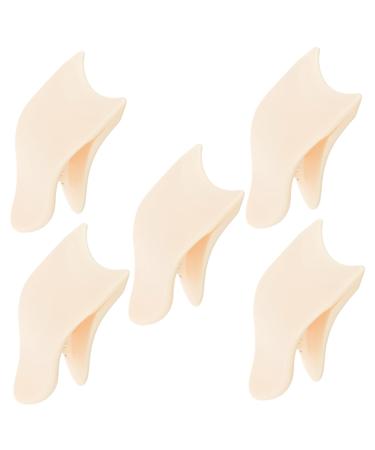 NOLITOY 5pcs False Eyelash Auxiliary Creative Eyelash Clip Lash Lengthening Mascara Lash Eyelash Tweezer for Lashes Fake Lash Clip Plastic Extend Girl White
