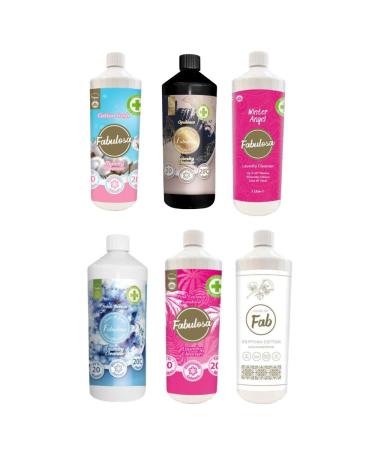 Fabulosa Laundry Cleanser Antibacterial Freshening Washing Disinfectant Liquid Vegan 1L | Laundry Perfume 250ml