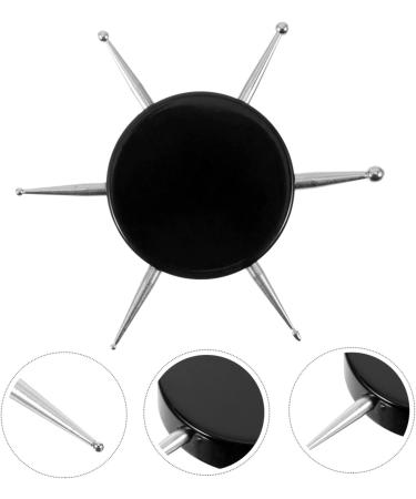 minkissy 5pcs Nail Art Drill Pen Circular Dotting Tool Nail Stone Picker Pen Nail Art Embossing Stylus Nail Art Tip Dotting Pens Ball Stylus Dotting Tools Nail Tools Acrylic Round Crystal 6.9x6.9cmx5pcs Blackx5pcs - Buy Online on SooperMarket.com
