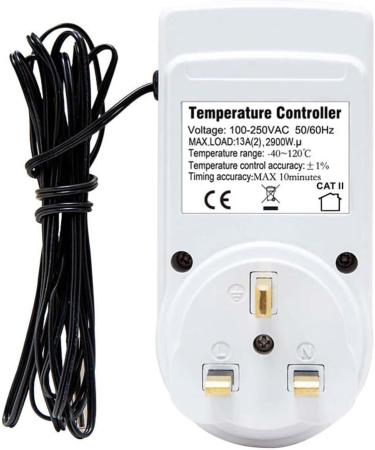 Digital Temperature Controller Thermostat for Carboy Homebrew Fermenter - 230V 13A 2900W UK - Buy Online on SooperMarket.com