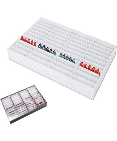 44 Grids Fake Nail Tips Color Display Holder Storage Box For Nails Art Decor Nails Art Decoration White - Buy Online on SooperMarket.com