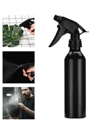 Portable Aluminium Alloy Spray Bottle 250ml - Black Hair Water Sprayer for Barbers | International Shipping - Buy Online on SooperMarket.com