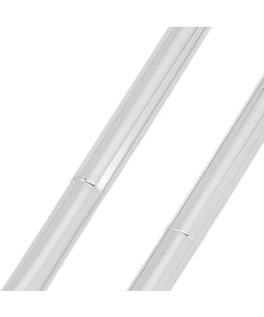 Makeup Concealer Brush Portable Double Ended Eyeshadow Brush Set 2pcs Silver Ergonomic for Home Travel - Buy Online on SooperMarket.com