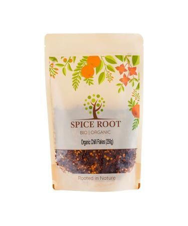 Organic Crushed Red Chilli Flakes 250g - Premium Quality Certified Organic Excellent Taste & Texture