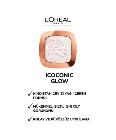 L'Or al Paris Powder Highlighter 01 Iconic Glow - Shop 1 Piece Pink Highlighter for Radiant Skin | International Shipping Available - Buy Online on SooperMarket.com