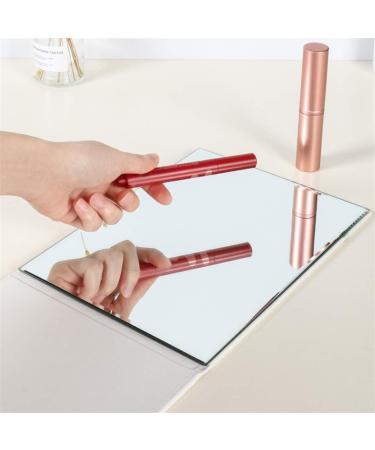 Buy ZCOOOOOOOL Large Portable Super HD Makeup Mirror - 10x7 Inches Multi-Stand Freehand/Handheld/Tabletop Foldable Super Large White - International Shipping - Buy Online on SooperMarket.com