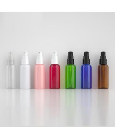 ZEOABSY 12 Pieces 50 ml Transparent Lotion Bottles with Black Pump 50ml Empty PET Plastic Lotion Pump Bottle Cosmetic Gel Travel Container for Cosmetic Make up Cleaning + 2 x Funnel Transparent 50 ml - Buy Online on SooperMarket.com