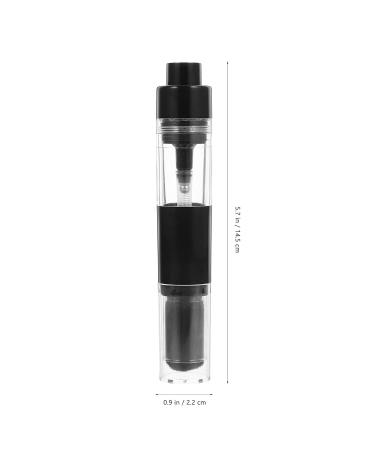 Angoily Multifuntional Telescopic Makeup Brush Set - Bottle Blush Honey Powder Liquid Foundation & Manicure Brushes - Compact Travel Size Black - Buy Online on SooperMarket.com