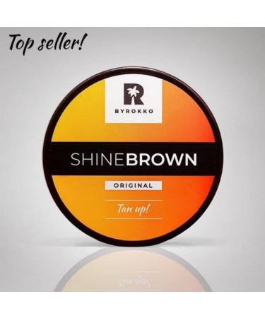 BYROKKO Shine Brown Tanning Cream Original 190 ml | with 100% Natural Carrot Oil that Makes Your Tanning Faster! - Buy Online on SooperMarket.com