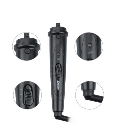Zealite 4-in-1 Curling Wand Set | Luxurious Hair Curling Iron with Interchangeable Ceramic Barrels & Heat Resistant Glove - International Shipping - Buy Online on SooperMarket.com