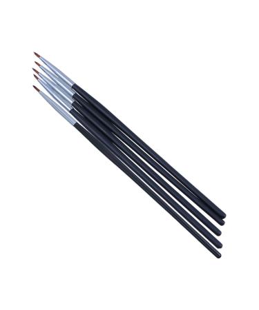 Mikinona 5pcs Fine Eyeliner Brush Lip Makeup Brush Gel Eyeliner Brush Makeup Lipstick Applicator Gels Fiber