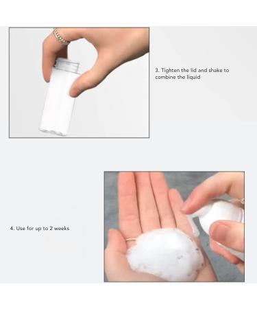 Ocitan Eyelash Shampoo Cleaner Concentrate - 10 Pieces Foaming Cleaner for Extensions | Daily Deep Cleaning & Dust Removal (White Package) - Buy Online on SooperMarket.com
