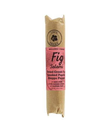 HELLENIC FARMS Smoked Paprika Aleppo Pepper Fig Salami, 6.4 OZ