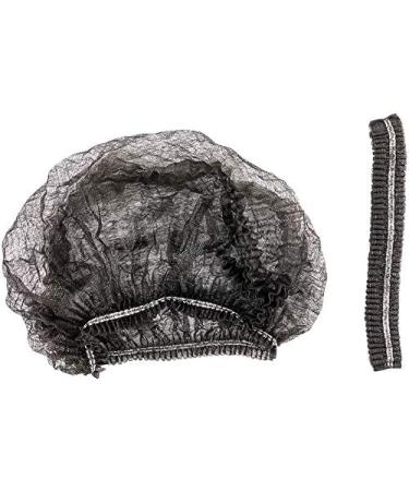 100pcs Tvoip Disposable Cap Hair Net Bouffant Cap - Black - Anti Dust Non-Woven Head Cover for Hair Protection - Buy Online on SooperMarket.com