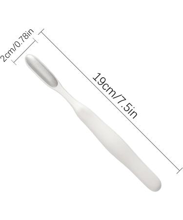 Toseky Foot Rasp Foot File - Reusable Stainless Steel Cracked Skin Removal Tool | Foot File Foot ScrubberStainless Steel Cracked Skin Removal File Brush Tools for Foot Scrubbing White - Buy Online on SooperMarket.com