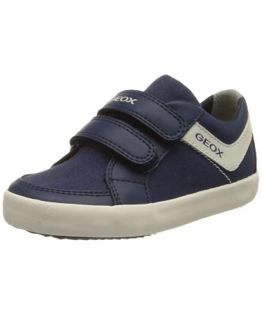 Geox Boy's B Gisli B Sneakers 7.5 UK Child Navy White