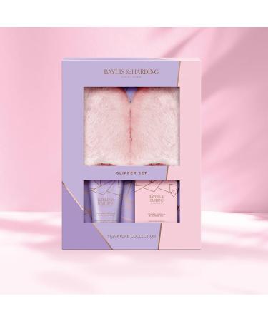 Baylis & Harding Jojoba Vanilla & Almond Oil Luxury Slipper Gift Set - Vegan Friendly | Pack of 1 - Buy Online on SooperMarket.com